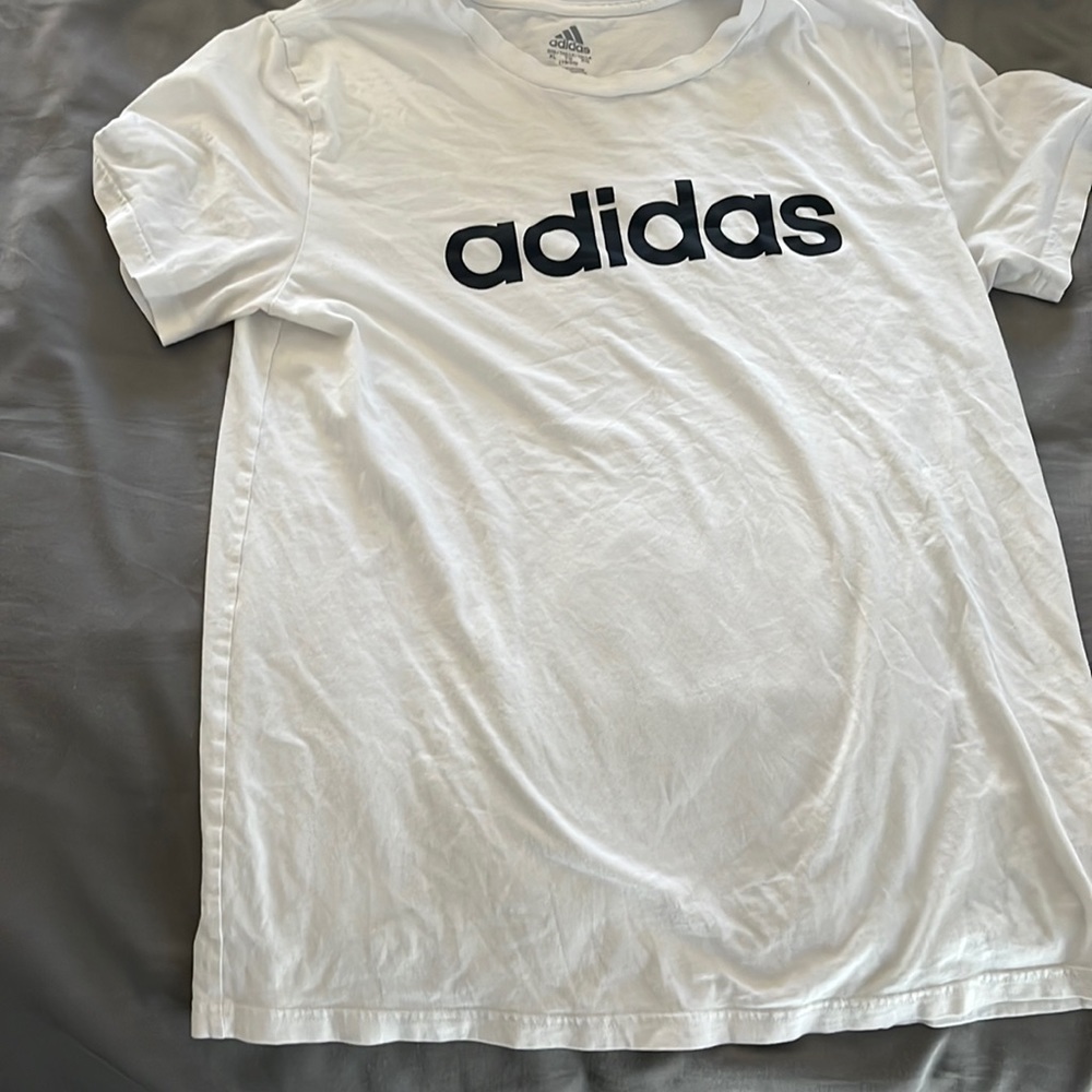 Adidas White T Shirt Kids XL